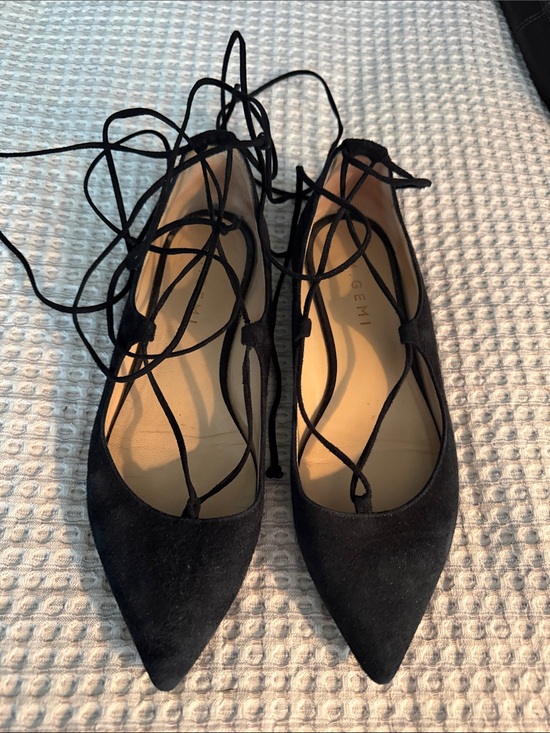 M. Gemi Shoes - M. Gemi black suede flats in size 7